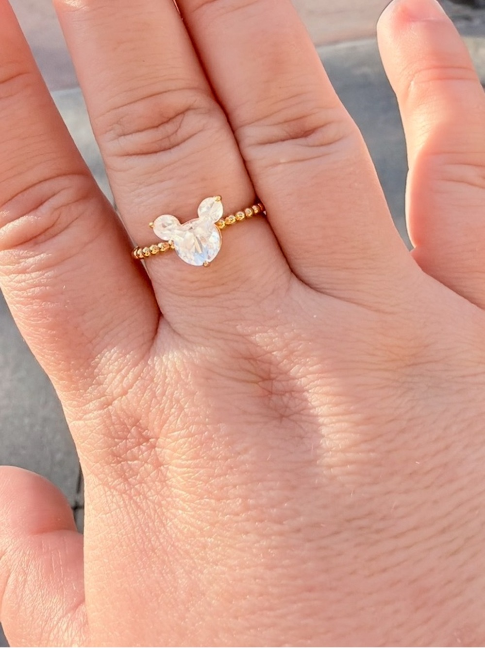 Mickey Mouse Icon Ring by Rebecca Hook